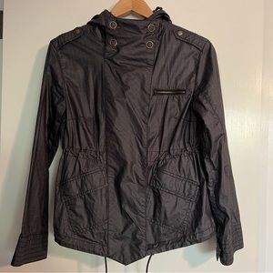 Free People Black Jacket with Hood
